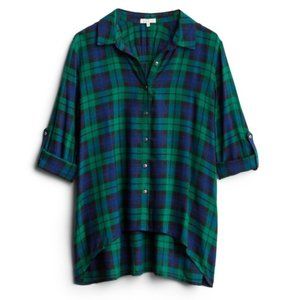 4 for $25 Lila Li Cemone Button Down Tunic Sz Sm